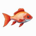 Nemo fish swimming with Dory cartoon Royalty Free Stock Photo