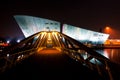 The Nemo Museum at night in Amsterdam Royalty Free Stock Photo