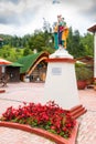 Colombia Nemocon statue of the Madonna with child memory of the miners