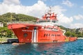 The Nene Hatun coastal safety vessel Royalty Free Stock Photo