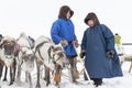 Nenets at national festival Royalty Free Stock Photo