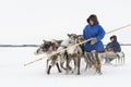 Nenets at national festival Royalty Free Stock Photo