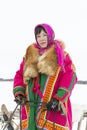 Nenets at national festival Royalty Free Stock Photo