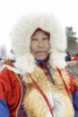 Nenets at national festival Royalty Free Stock Photo