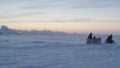 The Nenets of the village go to the tundra. The Yamal Peninsula.