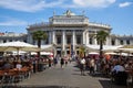 Burgtheater from Town Hall Square in Vienna, Austria