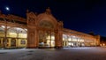 The neo-Baroque Colonnade in winter - evening in spa town MariÃÂ¡nskÃÂ© LÃÂ¡znÃâº Marienbad Royalty Free Stock Photo