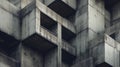 Neo brutalism architecture background