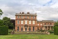 Neo-classical pink brick mansion of Newby Hall in North Yorkshire, UK.