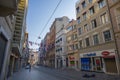 Istiklal Caddesi Avenue, Beyoglu, Istanbul, Turkey Royalty Free Stock Photo