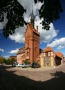 Neo-Gothic Brick Architecture Royalty Free Stock Photo