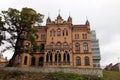 Neo-Gothic building of Kalvariju castle in Vilnius, Lithuania.