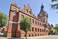 Neo-gothic town hall in L?bork, Poland Royalty Free Stock Photo