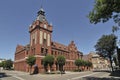 Neo-gothic town hall in L?bork, Poland Royalty Free Stock Photo