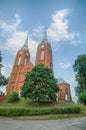 Neo-gothic catholic church in Vilkija
