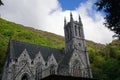 Neo-gothic church, Kylemore, Ireland Royalty Free Stock Photo