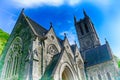 Neo-gothic church, Kylemore, Ireland Royalty Free Stock Photo
