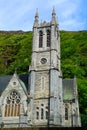 Neo-gothic church, Kylemore, Ireland Royalty Free Stock Photo