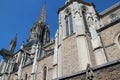 neo-gothic church (saint-clÃ©ment) in nantes (france) Royalty Free Stock Photo