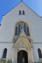 Neo Gothic Church of Saint Martin at Bled lake, Slovenia Royalty Free Stock Photo