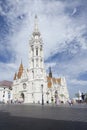 The neo-gothic Hungarian church on old city buda Royalty Free Stock Photo