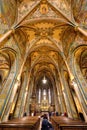 Neo-gothic interior of Basilica of St. Peter and St. Paul Royalty Free Stock Photo