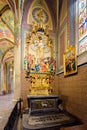 Neo-gothic interior of Basilica of St. Peter and St. Paul Royalty Free Stock Photo