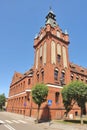 Neo-gothic town hall in L?bork, Poland Royalty Free Stock Photo
