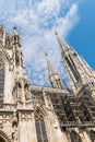 Neo-Gothic Votive Church (Votivkirche) In Vienna Royalty Free Stock Photo