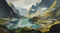 Neo Rauch\'s Fjord Painting: A Masterpiece Of Contemporary Art