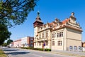 Neo-renaissance town hall, Napajedla town, Zlin region, South Moravia, Czech republic Royalty Free Stock Photo