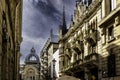 Romantic architecture in Bucharest Royalty Free Stock Photo