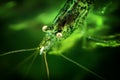 Neocaridina Freshwater Shrimp, dwarf shrimp in the aquarium. Aquascaping, aquaristic Animal macro, close up photography