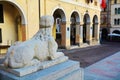 Neoclassic architecture in Conegliano Veneto, Treviso, Italy Royalty Free Stock Photo