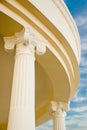 Neoclassic building columns Royalty Free Stock Photo