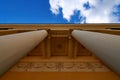 Neoclassic building columns Royalty Free Stock Photo