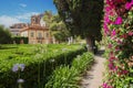 Valencia, Spain-07/20/2019:Monforte Garden - Jardines de Monforte.