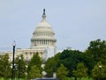 Panoramic view of the U.S. Capitol in Washington. Royalty Free Stock Photo