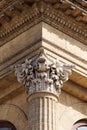 Neoclassical architecture, corinthian capital Royalty Free Stock Photo