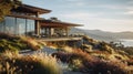Modern Mountain House With Ocean Views
