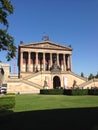 People Ligning Up to the Alte Nationalgalerie Royalty Free Stock Photo