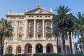 Neoclassical Building of the Military Government of Barcelona located in the Plaza del Portal de la Paz in Ciutat Vella district