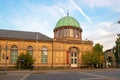 Neoclassical building of State Art Gallery art museum called `Staatliche Kunsthalle`  in Karlsruhe Royalty Free Stock Photo