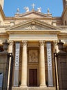 Facade of the Cathedral - Pamplona