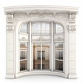 Neoclassical Georgian Window With Balconies And Arches