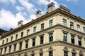 Neoclassical style apartment building in Europe Royalty Free Stock Photo