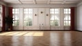 Neoclassical Symmetry: Exquisite Craftsmanship In An Empty Room