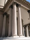 Neoclassicism architecture columns Royalty Free Stock Photo