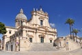 The Neoclassicist Church of the Annunziata 16th century in Comiso Sicily, Italy.