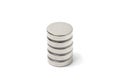 Neodymium magnet 20mm x 5mm Nickle Coat